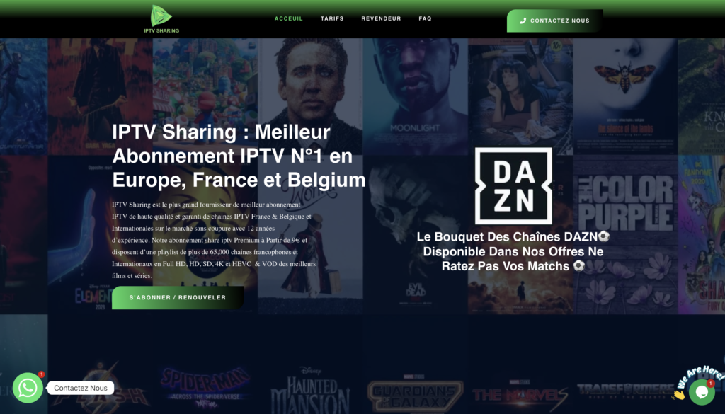 Meilleur Fournisseurs Abonnement IPTV