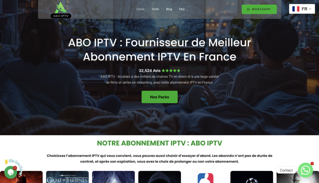Meilleur Fournisseurs Abonnement IPTV