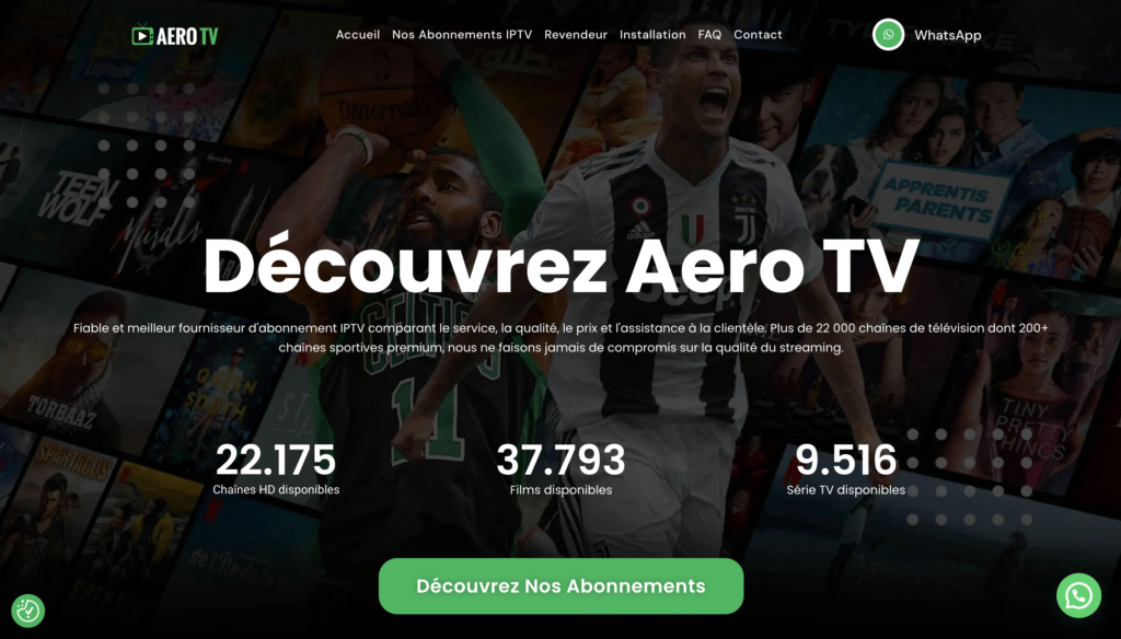 Meilleur Fournisseurs Abonnement IPTV