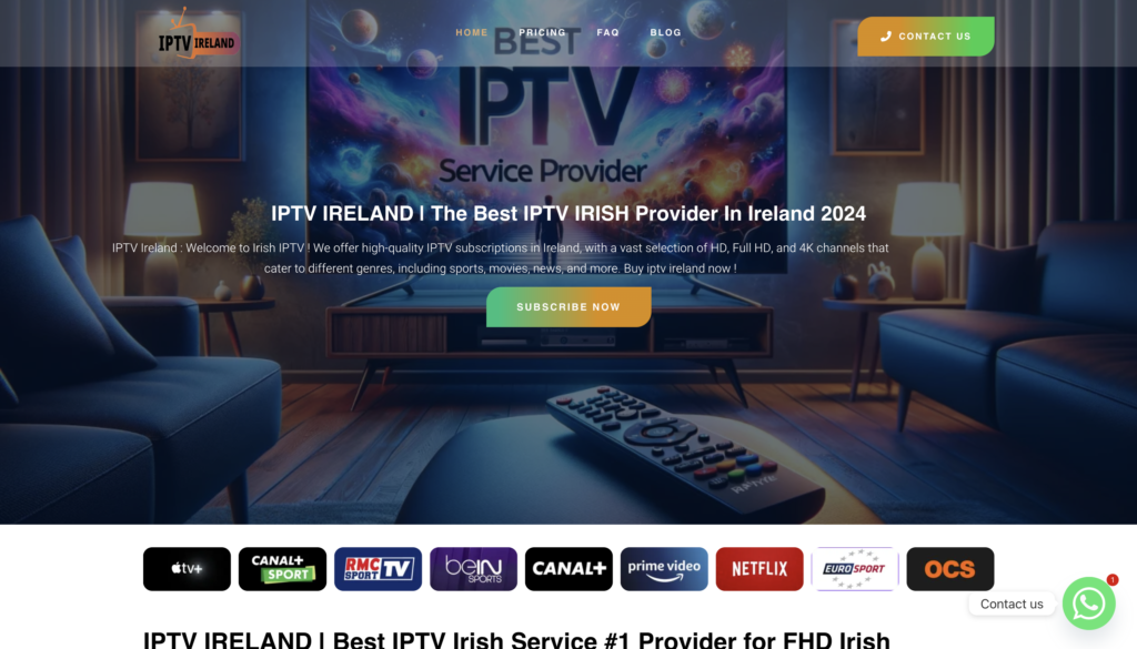 Meilleur Fournisseurs Abonnement IPTV